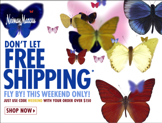 Free Shipping This Weekend at Neiman Marcus
